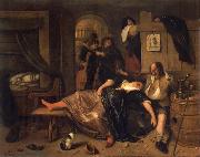 Jan Steen The Drunken couple. china oil painting reproduction